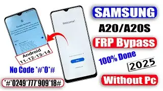 Samsung A20/A20S Frp Bypass 2025 | Samsung SM-A207F/FRP Unlock✅ Google Account Remove Without Pc2025
