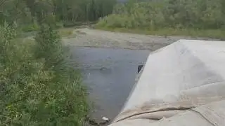 Будни рыбаков. Покорение реки на вездеходе Урал. (Offroad)