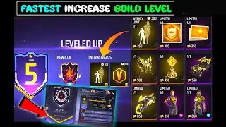 FREE FIRE NEW EVENT | 8 NOVEMBER NEW EVENT FREE FIRE | GUILD LEVEL INCREASE TRICK | FF NEW EVENT