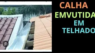 COMO FAZER CALHA EMBUTIDA COM TAUBEIRA