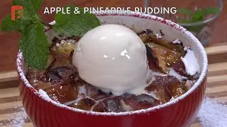 APPLE & PINEAPPLE PUDDING | DESSERT RECIPES | QUICK FIX | FOODIES CLUB