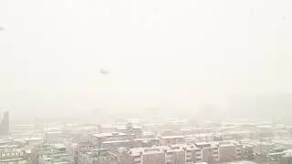 4K NATURE ASMR Provincial City Blizzard