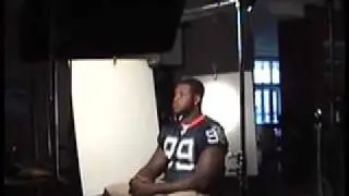 Marcus Stroud behind the scenes