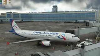 Выполняем рейс SVR299 с контролем: Москва UUDD - Екатеринбург, Кольцово USSS | MFS2020 | Fenix A320