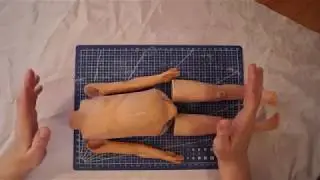 Кукла - ребенок. Часть 1. Лепка Тела