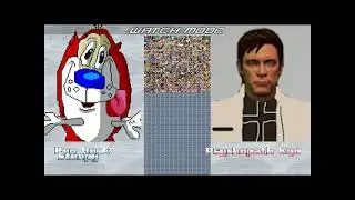 Mugen Ren & Stimpy vs Sol Badguy