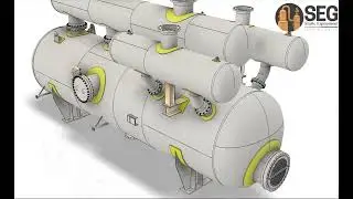 Heat Exchanger 3D model by SEG + Autodesk Inventor