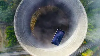 Dropping an iPhone XS Max Into Nuclear Power Plant Hole  Whats In There