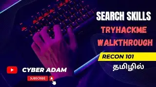 🔍 The Hacker’s Guide to Finding Information Online 🔓: TryHackMe Search Skills Walkthrough | Tamil
