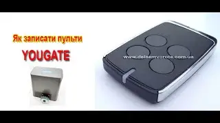 Programming a remote control for YouGate, Steelon, R-Tech, Ecoset, and Home-Gate gates.