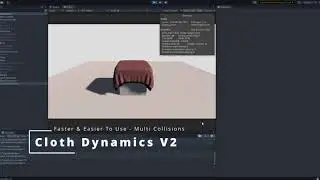 Cloth Dynamics V2 - Multi Collisions Test