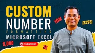 Custom number formatting in Microsoft Excel