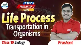 Life Process | Transportation in Organisms | Class 10 Biology | LIVE | 