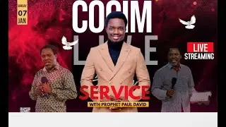 THE COCIM LIVE SUNDAY  WITH PROPHET TB JOSHUA'S DISCIPLE (07.01.2024) 