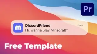 Free Download Discord Apple UI Motion Graphic | Premiere Pro Mogrt