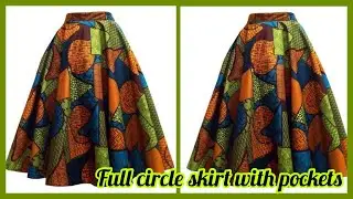 HOW TO MAKE A FULL CIRCLE SKIRT | 360 degree skirt | TAYLORMADE DESIGNS