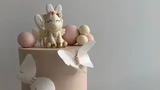 Декор торта для девочки