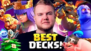 TOP 5 BEST DECKS IN THE WORLD IN CLASH ROYALE!