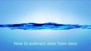 How to subtract 2 dates in mind without using excel or any other programming