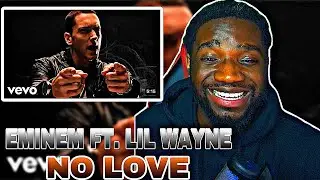 Eminem - No Love (Explicit Version) ft. Lil Wayne | REACTION