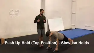Push-Up Hold (Top Position) - Slow Iso Holds