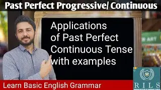 Past Perfect Progressive\Continuous Tense | Basic English Grammar | RILS The Lingua Expert