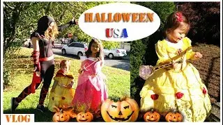 Vlog #10 - Así es un Halloween en Usa 😉 👻 - Montó en un convertible 😱