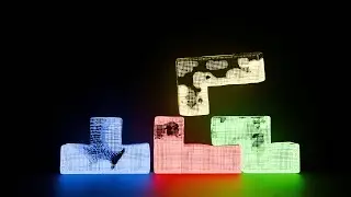 Techno Tetris - Softbody Simulation V2