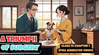 A Triumph of Surgery Class 10 ( Full Video ) in Animation | Class 10 English Chapter 1