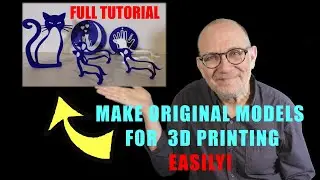 Make Original Models for 3D Printing With 0 Knowledge