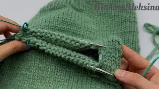 Закриття петель голкою трикотажним швом. Це дуже просто 🔥