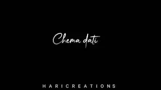 Black Screen Lyrics|| WhatsApp Status Telugu || #haricreations
