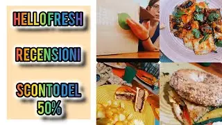 HELLO FRESH pasti veloci 50% di sconto!!