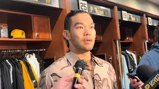 Connor Joe after a two-hit performance, homer on Mother’s Day