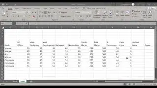 How to make Transcript | Microsoft Excel | Class 4