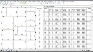 Auto Generate Beam Schedule Single Click In CAD