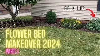 Cleaning Flower Beds & Planting Flowers | Vlog Part 1