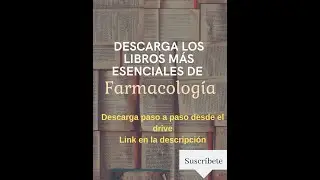 DESCARGA LIBROS DE FARMACOLOGIA  100% GRATIS SIN VIRUS 2019✅📚👨‍⚕️👩‍⚕️ Actualizados