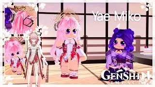 Roblox Genshin Impact Cosplay: Yae Miko🌸 Outfit