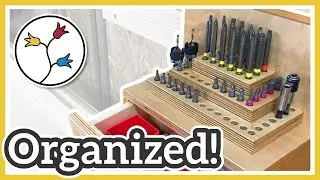 SCREW BIT ORGANIZER – Simple and useful screw bit pyramid