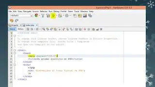 Prueba Funcional del PHP en NetBeans