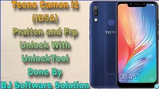 Tecno Camon i2 (ID5A) Pratten and Frp Unlock With UnlockTool Done By BJ Software Solution