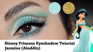 Disney princess makeup idea - Jasmine eyeshadow tutorial - #makeuptutorial #disneyprincess