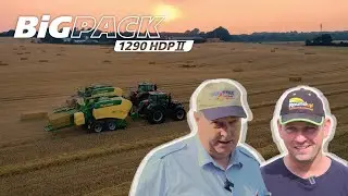 Hans Henning Kraack setzt auf die enorme Kapazität der KRONE BiG Pack HDP II