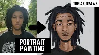 Tobias Draws Portrait Painting [Speedpaint]