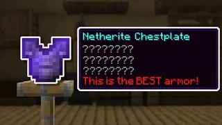 What is the BEST ARMOR in Minecraft?