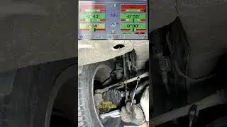 High-precision alignment adjustment for a car 