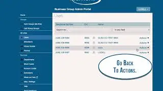 Hosted Phone Systems-Change Name