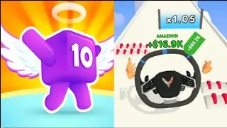 ▶️Level Up Numbers 🆚 Steering Wheel Evolution - All Levels Gameplay iOS, Android 