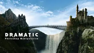 Dramatic photo manipulation speed art